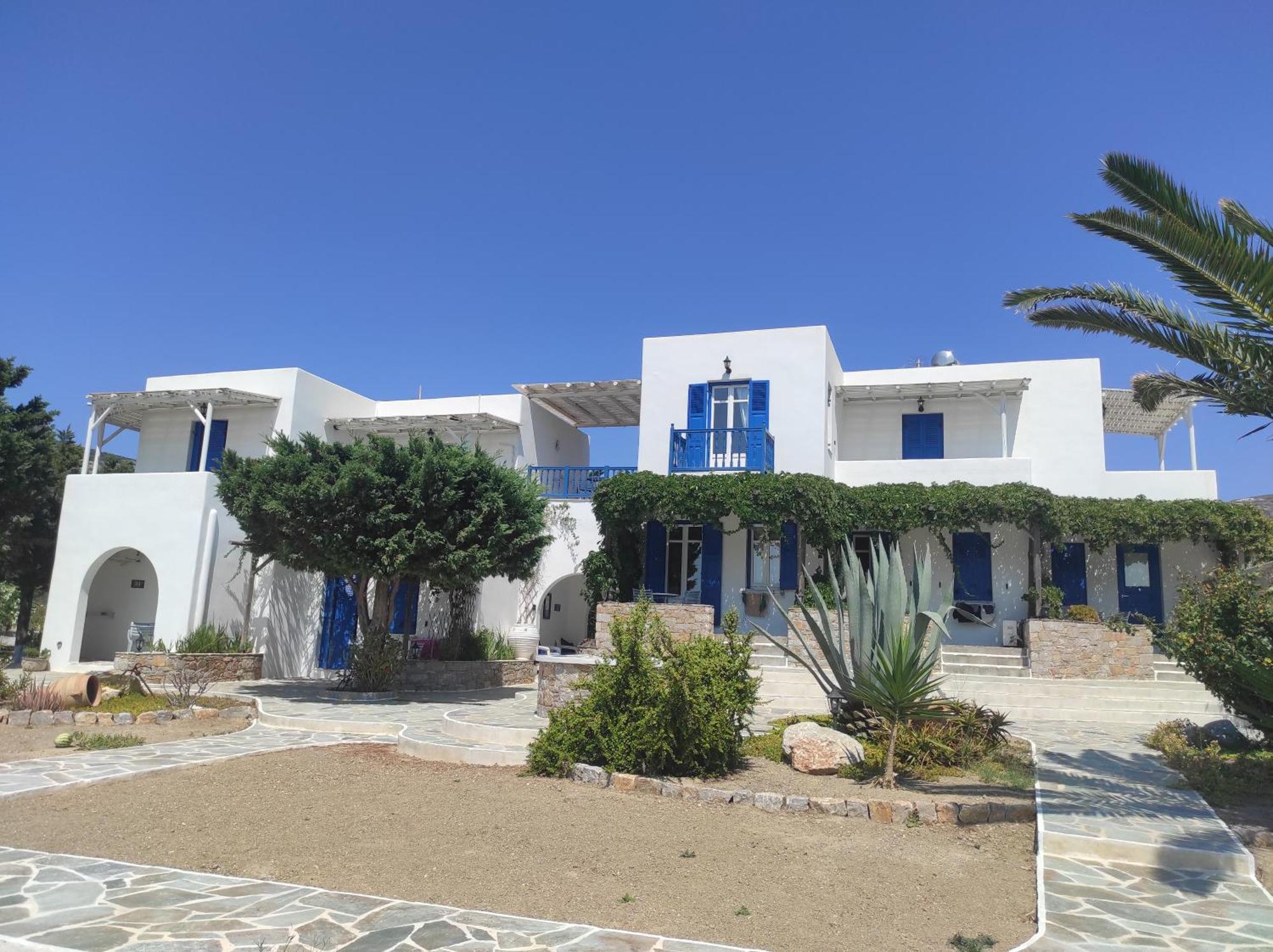 Villa Le Grand Bleu Katápola Eksteriør billede