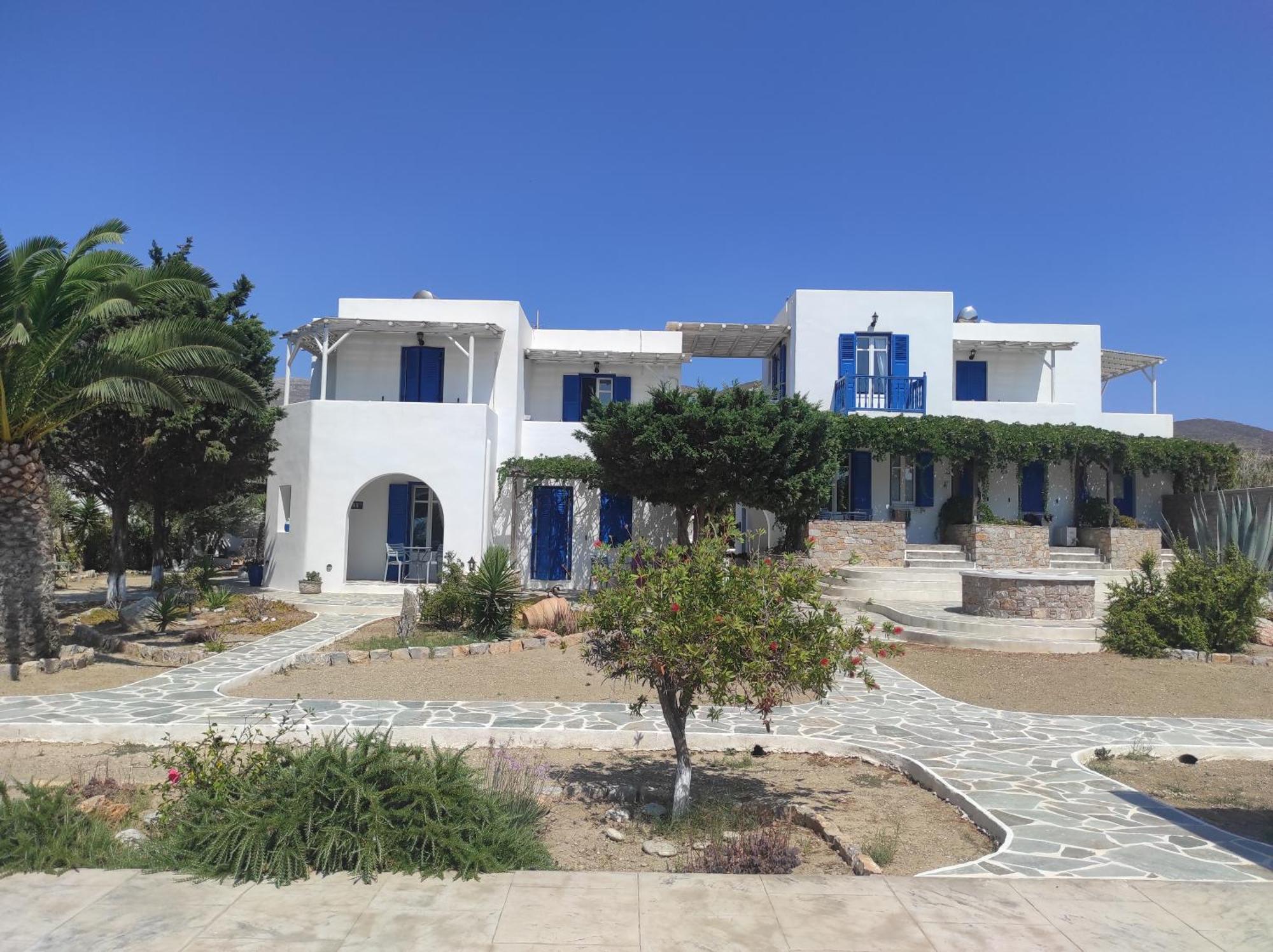 Villa Le Grand Bleu Katápola Eksteriør billede
